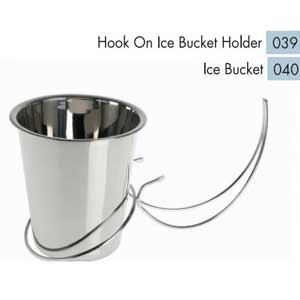 S/S Ice Bucket and Holder